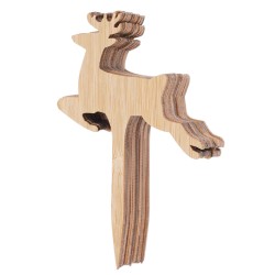 60Pcs Wooden Board Tags Laser Engraving Cutting Materials DIY Craft Making Wood Sheet