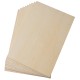 10Pcs Basswood DIY Wood Sheet 3mm Thick Laser Engraving Cutting Materials Blank Sheet Wooden Craft Making