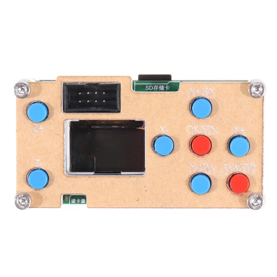 3Axis GRBL USB Driver Offline Controller Control Module LCD Screen w/ Board SD Card for CNC 1610 2418 3018 Wood Router Laser Engraving Machine