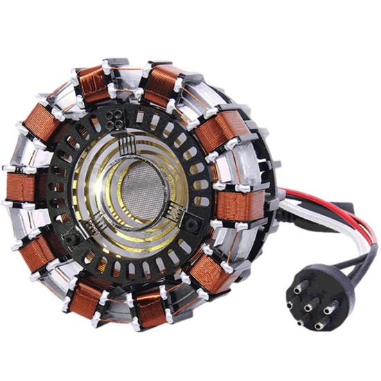 MK1 Acrylic Tony DIY Arc Reactor Lamp Arcylic Kit Illuminant LED Flash Light Set