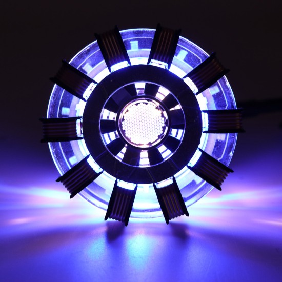 MK2 Remote Control Version DIY Arc Reactor Model Men Heart Kit LED Chest USB Movie Props Light With Display Cover