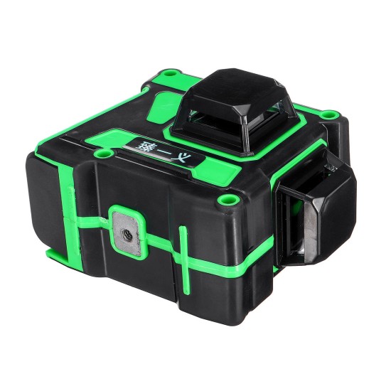 12 Lines 360 Degree Horizontal&Vertical Cross 3D Green Laser Level Self