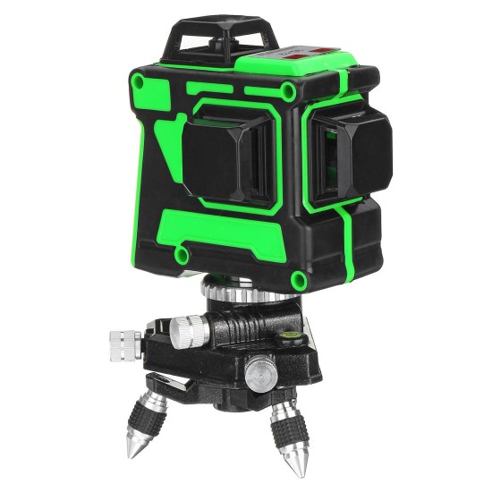 12 Lines Green 3D Laser Level Auto 360° Degree Waterproof Self-Leveling Measure