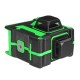 12 Lines Green 3D Laser Level Auto 360° Degree Waterproof Self-Leveling Measure