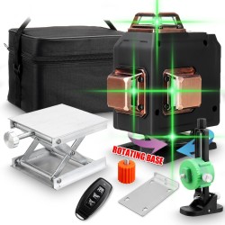 12/16 Line 4D 360° Rotary Leveling Cross Measure Tool Green Light Self-Leveling Measure Super Powerful Laser 12/16 Line 4D 360° Rotary Leveling Cross Measure Tool Green Light Self-Leveling Measure Super Powerful Laser