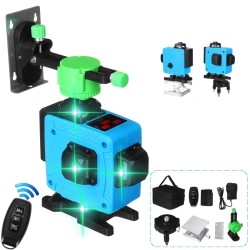 16 Line 4D Laser Level Green Light Auto Self Leveling Cross 360° Rotary Measure 16 Line 4D Laser Level Green Light Auto Self Leveling Cross 360° Rotary Measure