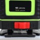 16-Line Strong Green Light 3D Remote Control Laser Level Measure with Wall Attachment Frame