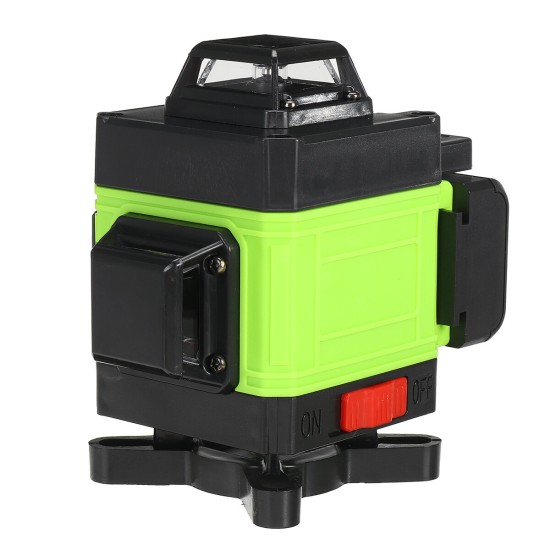 16 Lines Laser Level 3D Green Horizontal Vertical Line Laser Auto Self-Leveling Remote Control Indoor Outdoor Single Battery