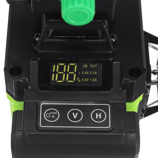 16 Lines Laser Level 3D Green Horizontal Vertical Line Laser Auto Self-Leveling Remote Control Indoor Outdoor Single Battery