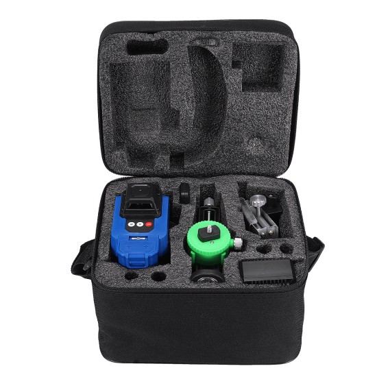 16/12 Line 4D 360° Horizontal Vertical Cross Green Light Laser Level Self-Leveling Measure Super Powerful Laser Beam