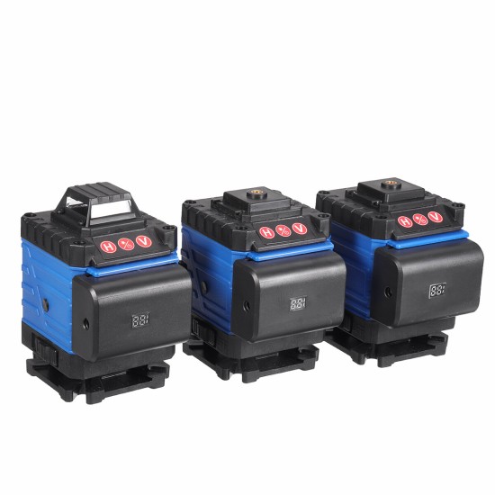 16/12/8 Line 360° Horizontal Vertical Cross 4D Green Light Laser Level Self-Leveling Measure Super Powerful Laser Beam