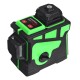 3D 12 Line Green Light Laser Level Digital Self Leveling 360° Rotary Measure