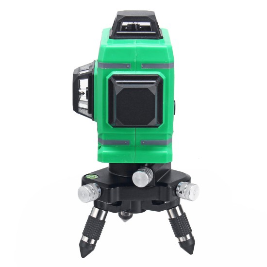 3D 12 Lines Self Leveling Green Laser Beam Level Auto 360° Rotary Cross Measure