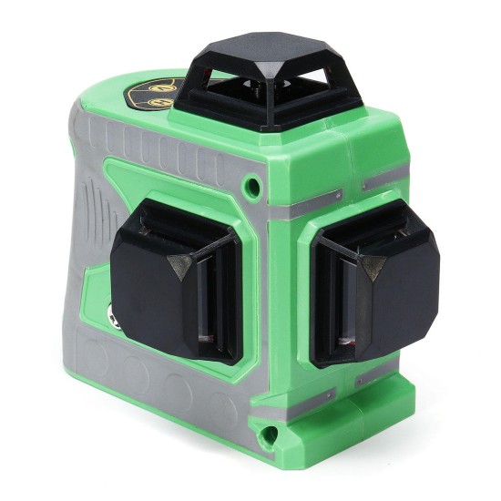 3D 12Line Green Laser Level Self Leveling 360° Rotary Cross Outdoor Measure Tool