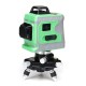 3D 12Line Green Laser Level Self Leveling 360° Rotary Cross Outdoor Measure Tool