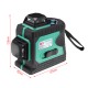 3D Green Auto Laser Level 12 Lines 360° Horizontal & Vertical Cross Build Tool Measuring Tools