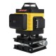 4D 16 Lines Green Light Laser Levels 360° Self Leveling Cross Horizontal Measure with 2 Batteries