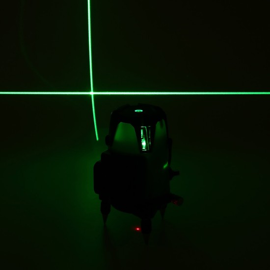 5 Line Laser Level Green Light Self Leveling 3D 360° Rotary Cross Measure Tools