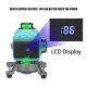 8/12/16 Line 360° Rotary Leveling Cross Measure Tool Green Laser Level Tool Kit with 1pcs Battery