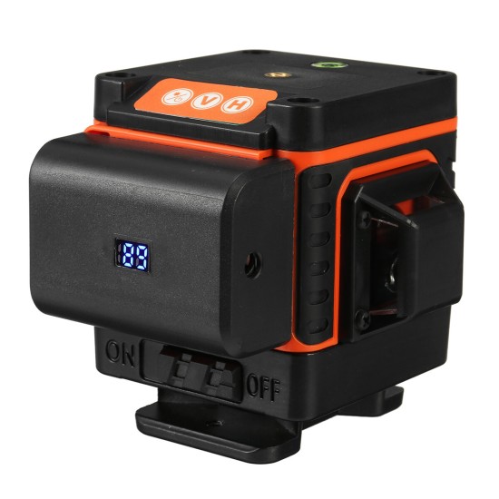 8/12/16 Line Digital Laser Level Green Light Self Leveling 360° Rotary