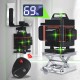 8/12/16 Line Digital Laser Level Green Light Self Leveling 360° Rotary