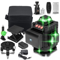 8/12/16 Line Laser Level Green Light Auto Self Leveling Cross 360° Measuring 8/12/16 Line Laser Level Green Light Auto Self Leveling Cross 360° Measuring