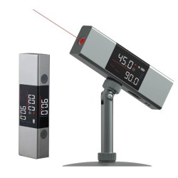 LI1 2 In 1 Dual Laser Protractor Digital Level Ruler Rechargeable 360° Arbitrary Angle Cast Line Measurement LI1 2 In 1 Dual Laser Protractor Digital Level Ruler Rechargeable 360° Arbitrary Angle Cast Line Measurement