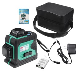 3D Green Auto Laser Level 12 Lines 360° Horizontal & Vertical Cross Build Tool Measuring Tools 3D Green Auto Laser Level 12 Lines 360° Horizontal & Vertical Cross Build Tool Measuring Tools