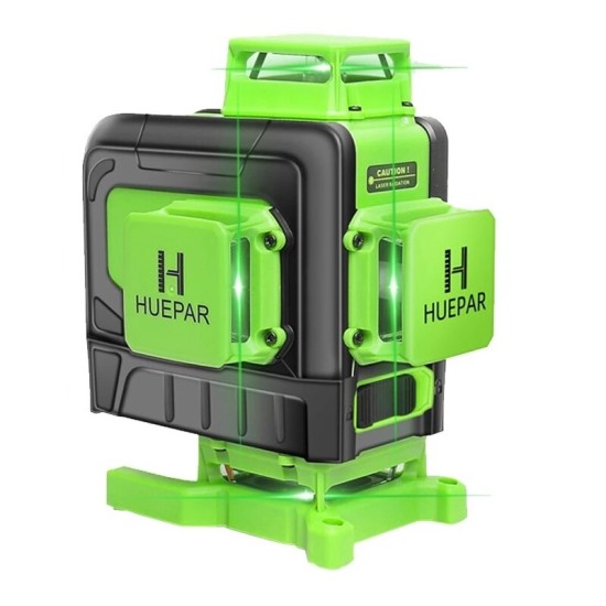 904DG 16 lines 4D Cross Line Laser Level Green Beam Line with Remote Control for Tiles Floor Multifunction