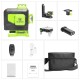904DG 16 lines 4D Cross Line Laser Level Green Beam Line with Remote Control for Tiles Floor Multifunction