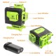 904DG 16 lines 4D Cross Line Laser Level Green Beam Line with Remote Control for Tiles Floor Multifunction