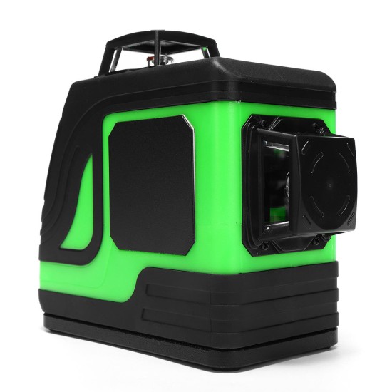 Laser Level 12 Lines Green Self Leveling Vertical Horizontal 3D Leveling Tool 4000mAh Lithium Charge