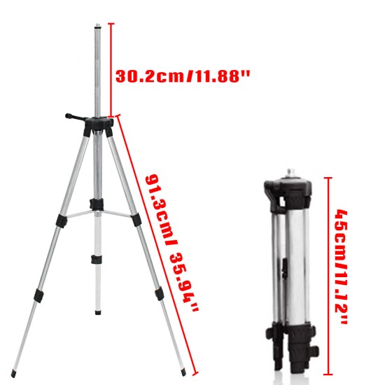 Professional Tripod Adjustable for Rotary Laser Leveling Measuring Tool Instruments Line Level Extension Support 45cm-95cm