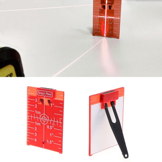 Target Board Laser Level Infrared Distance Measurer Magnetic Red Rotary Cross Line Level Measurer