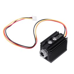 405nm 100/180/300mW Blue Violet Dot Laser Module Variable Focus TTL/PWM Modulation w/ Heat Sink 2.54-3P for DIY Laser Engraver 405nm 100/180/300mW Blue Violet Dot Laser Module Variable Focus TTL/PWM Modulation w/ Heat Sink 2.54-3P for DIY Laser Engraver