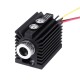 405nm 100/180/300mW Blue Violet Dot Laser Module Variable Focus TTL/PWM Modulation w/ Heat Sink 2.54-3P for DIY Laser Engraver