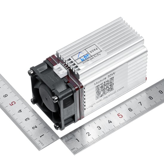 8Pcs/Set 30W Laser Module 2in1 Adjustable Variable Focus Lens Fixed Focal Modified Laser Air Assist Laser Engraver Machine 3D Printer CNC Millling