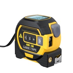 40M/60M Digital Laser Distance Meter 5M Tape Measuring Laser Reticle 3 In 1 Electronic Stainless Tape Measure Rangefinders 40M/60M Digital Laser Distance Meter 5M Tape Measuring Laser Reticle 3 In 1 Electronic Stainless Tape Measure Rangefinders