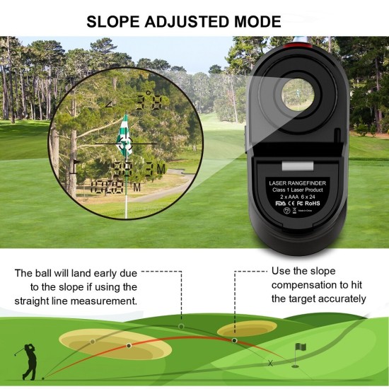 450/800M Laser Rangefinder Outdoor Sports Handheld Golf Rangefinder Height and Angle Measurement Tools