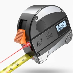 30M Laser Rangefinder Anti-fall Steel Tape High Precision Infrared Digital Laser Distance Meter Measure Distance Tool Tape 30M Laser Rangefinder Anti-fall Steel Tape High Precision Infrared Digital Laser Distance Meter Measure Distance Tool Tape