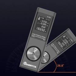 40m Digital Mini Laser Rangefinder with Electronic Angle Sensor M/In/Ft Unit Switching USB Charging Pythagorean Mode Distance Area Volume Measure 40m Digital Mini Laser Rangefinder with Electronic Angle Sensor M/In/Ft Unit Switching USB Charging Pythagorean Mode Distance Area Volume Measure