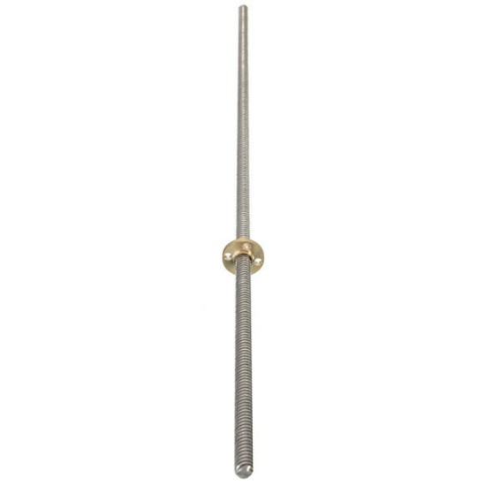 800mm Lead Screw 8mm Thread Lead Screw 2mm Pitch Lead Screw with Brass Nut