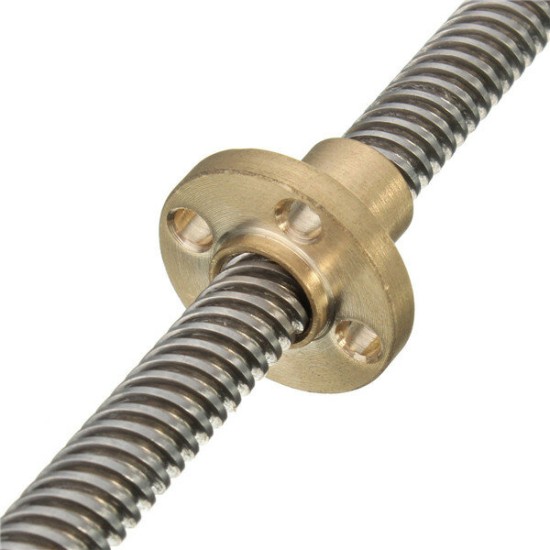 800mm Lead Screw 8mm Thread Lead Screw 2mm Pitch Lead Screw with Brass Nut