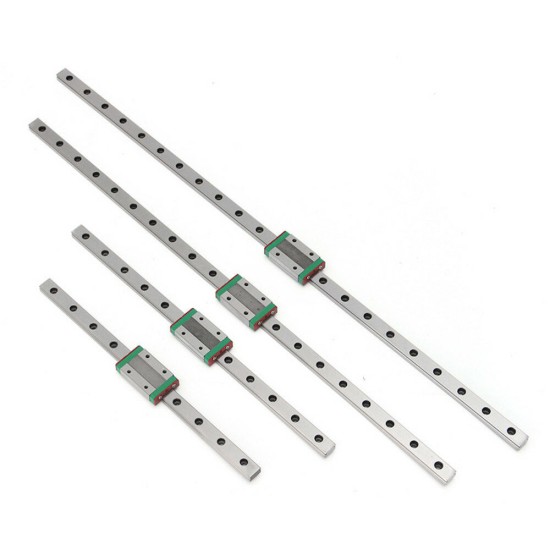 2-Piece Set Of 250/300/500/550mm MGN12 Miniature Linear Guide With MGN12 H Anti-drop Bead Slider CNC Parts