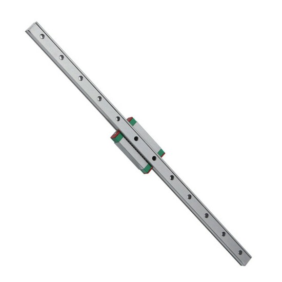 2-Piece Set Of 250/300/500/550mm MGN12 Miniature Linear Guide With MGN12 H Anti-drop Bead Slider CNC Parts