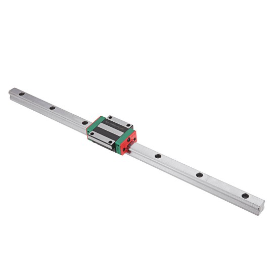 HGR15 100-1000mm Linear Rail Guide with HGW15CC Linear Rail Slide Flange Block CNC Parts