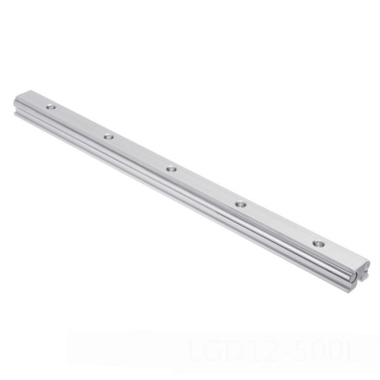 LGD12-500-1000L Linear Guide Aluminum Alloy External Dual-axis LGB12-60L 2UU Block For CNC Machine