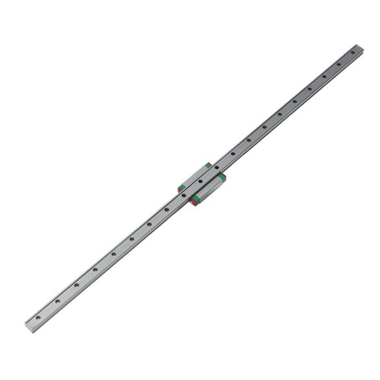 MGN12 100-1000mm Linear Rail Guide with MGN12H Linear Sliding Guide Block CNC Parts