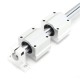 16mm x 1000mm Linear Rail Shaft With Bearing Block and Guide Support For CNC Parts