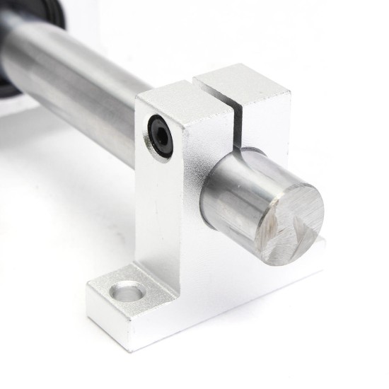 16mm x 1000mm Linear Rail Shaft With Bearing Block and Guide Support For CNC Parts